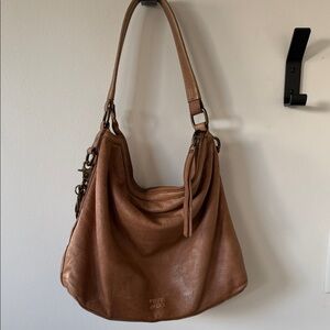 Frye Tan Leather Hobo Bag